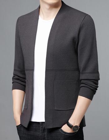 俞兆林针织衫男秋冬季新款开衫男士上衣商务毛衣男品质毛线男装外套男