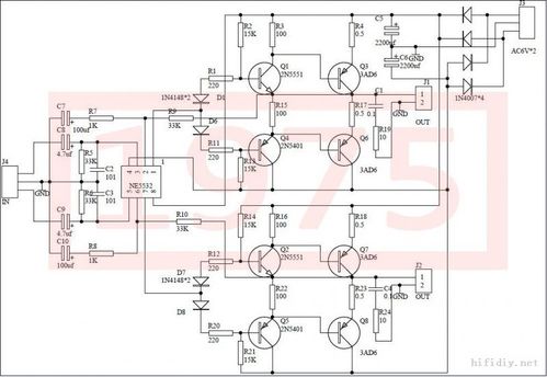 锗管输出功放电路