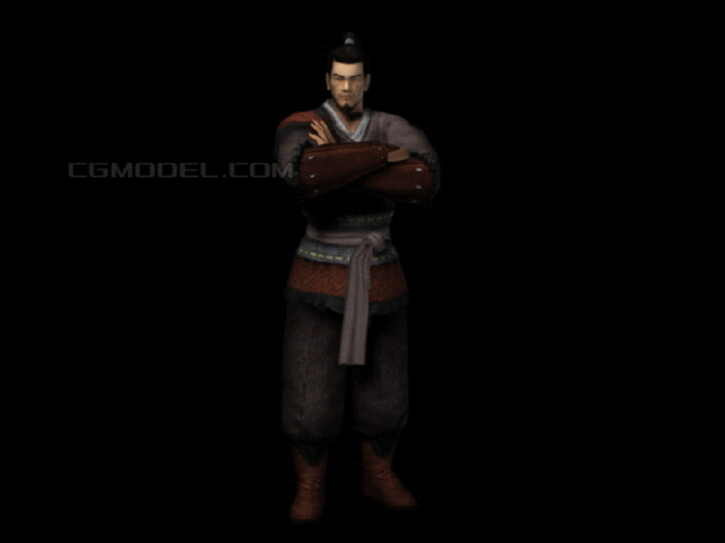 古代人物镖师武士