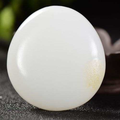 高端羊脂白玉 过灯细润【笑佛】和田玉羊脂玉白玉笑佛挂件 61克