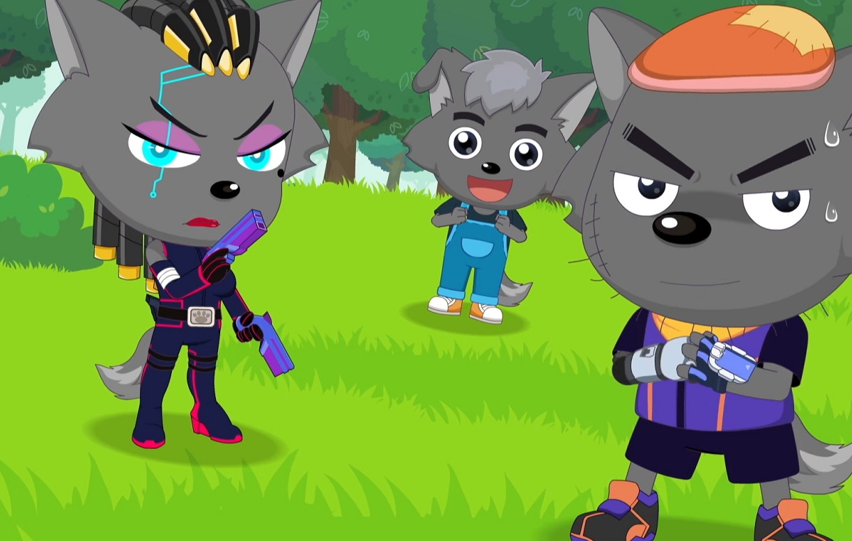 决战次时代:灰叔一家刚团聚,红太狼就要抓小灰灰,"母子相残"