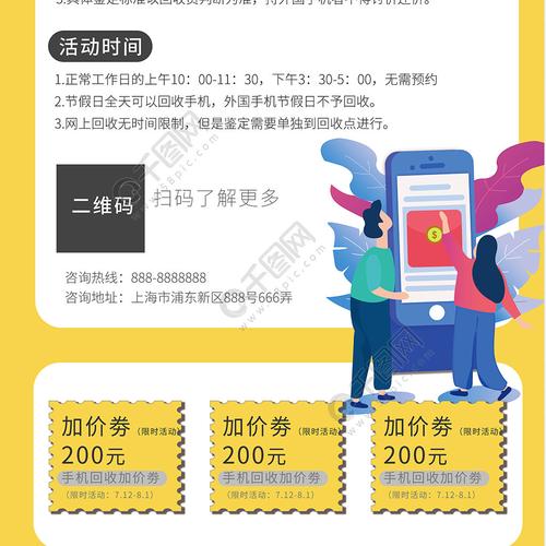 二手手机回收海报设计