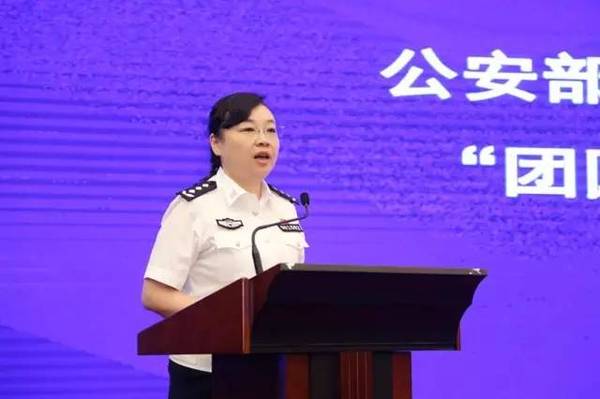公安部刑侦局政委曾海燕主持仪式 作为"团圆"系统的技术支持方