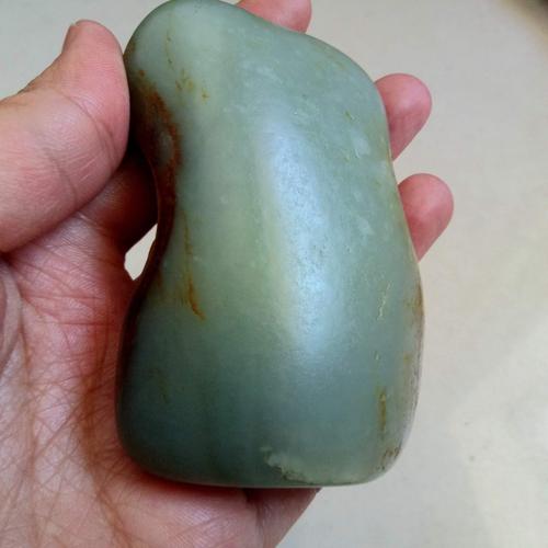 沙枣青籽料原石 和田沙枣青籽玉 新疆精品沙枣青青玉籽料原石作料