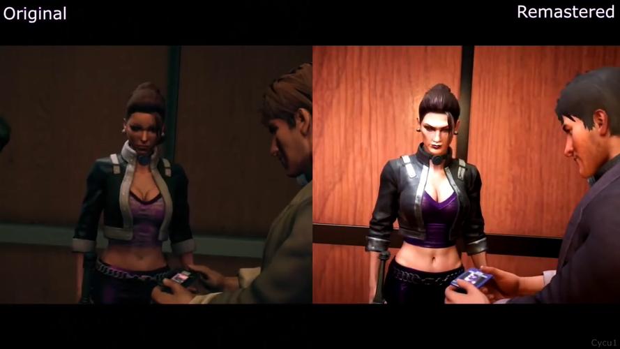 黑道圣徒3复刻版和原版画面对比视频