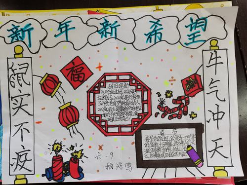 2021年新年新希望手抄报比赛
