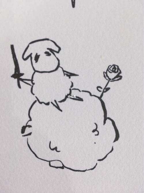 易烊千玺的羊91我也会画了 简笔画挺简单_简笔画_易