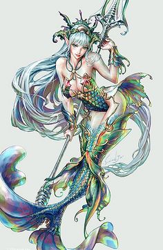 net 关于性感的美人鱼 主题插画 - 插画图片_插画师_插画壁纸_场景