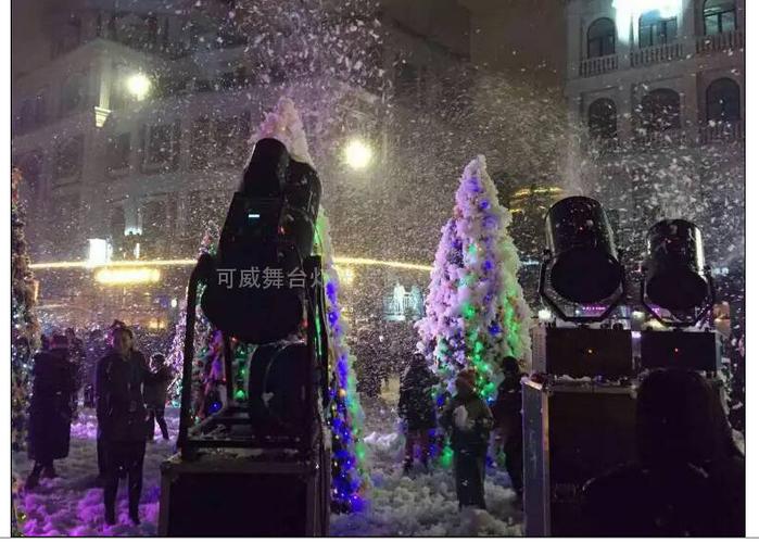 2000大型摇头雪花机 舞台仿真圣诞商用户外人工造雪下雪机喷雪机