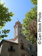 andalucia, 悲哀, granada, 教堂, 我们, 女士, 西班牙
