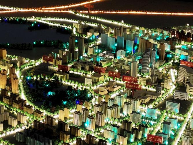 克拉玛依的夜景