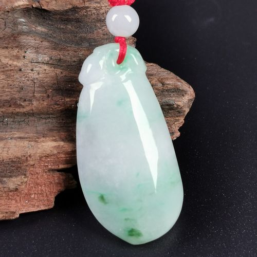 凤禧 翡翠吊坠翡翠a货福瓜玉坠玉项链玉石吊坠