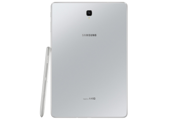 三星galaxy tab s4银色外观曝光:背部akg标志