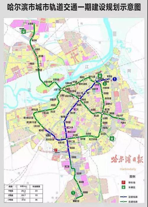 哈尔滨地铁2,3号线在建工程率先复工