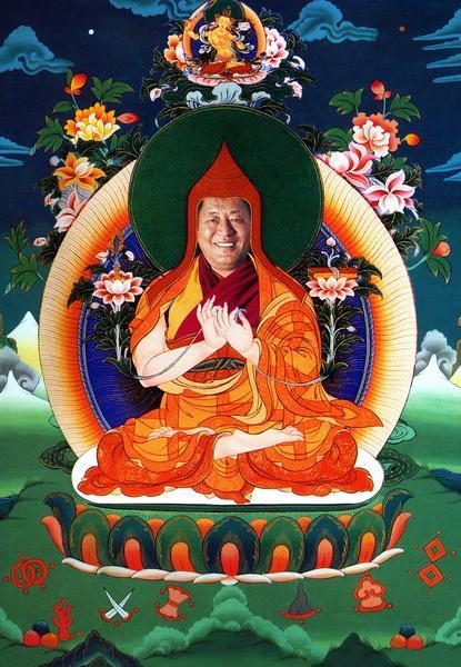 18大圆满传承祖师法王晋美彭措