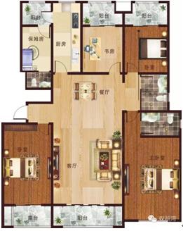 正商双湖湾洋房户型鉴赏