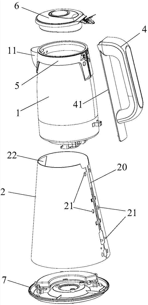 技术介绍 电水壶是一种常用的盛水加热容器,由于其烧水快,安全可靠