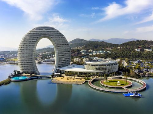 湖州喜来登温泉度假酒店豪华双床房2晚含早餐