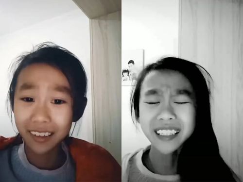 小学生"黑化"前后对比照,让10后风评被害,网友:尴尬到