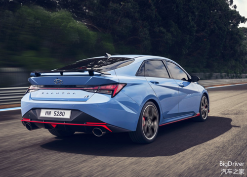 2022款现代伊兰特n将于8月19日首次亮相