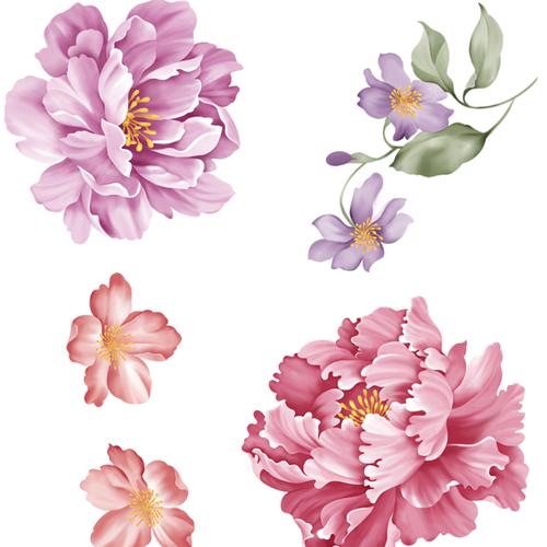 p302高清唯美电脑手绘牡丹牡丹花花朵植物花卉设计素材