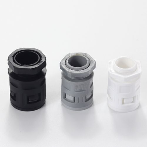 塑料波纹管接头尼龙pa直插式接头波纹管快速直通接头m公制pg德制