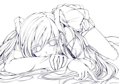 插画# 动漫#线稿