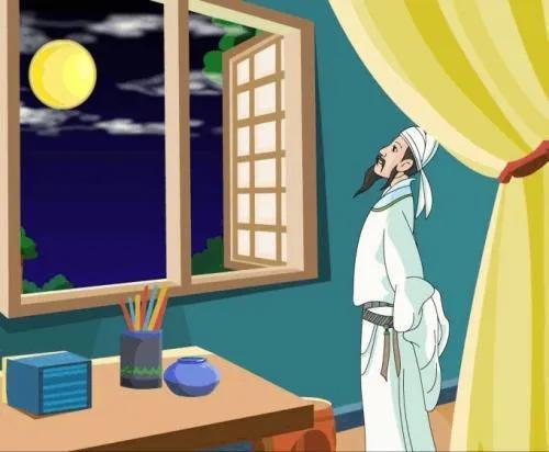 静夜思的诗意手抄报 手抄报简单又好看