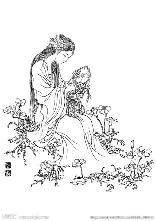 天女散花图片