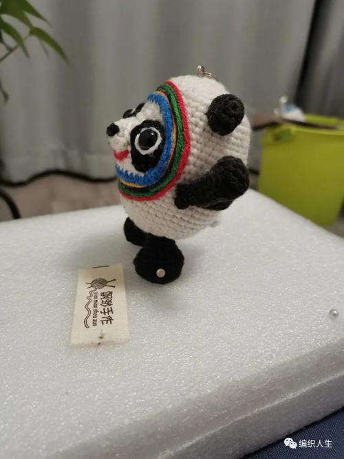 附过程,超可爱娃娃家2.0冰墩墩雪容融钩针玩偶(有编织说明)
