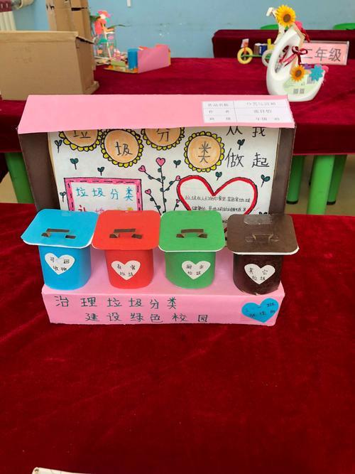 文泽学校"生活垃圾分类"暨"建党节"手工艺品大赛