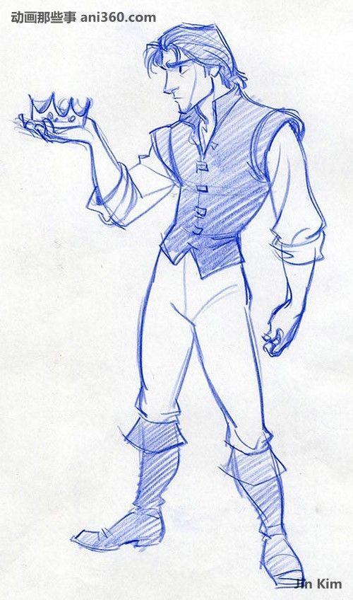 迪士尼《长发公主》flynn ryder角色设计