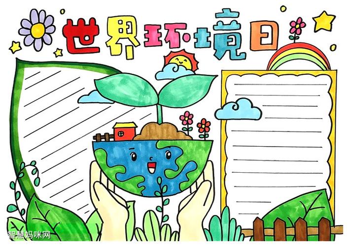 世界环境日手抄报模板简单漂亮
