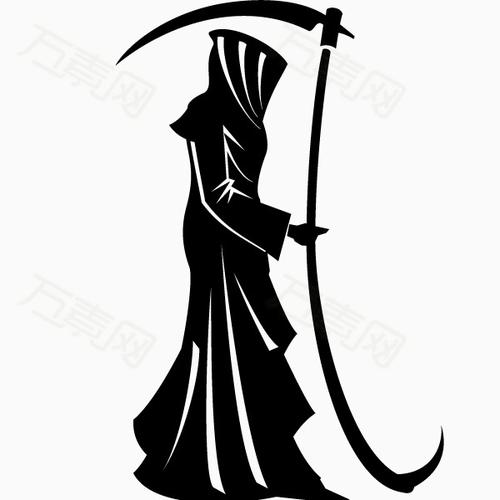 矢量元素简笔画死神