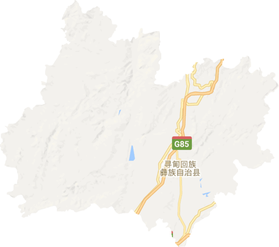 寻甸回族彝族自治县电子地图
