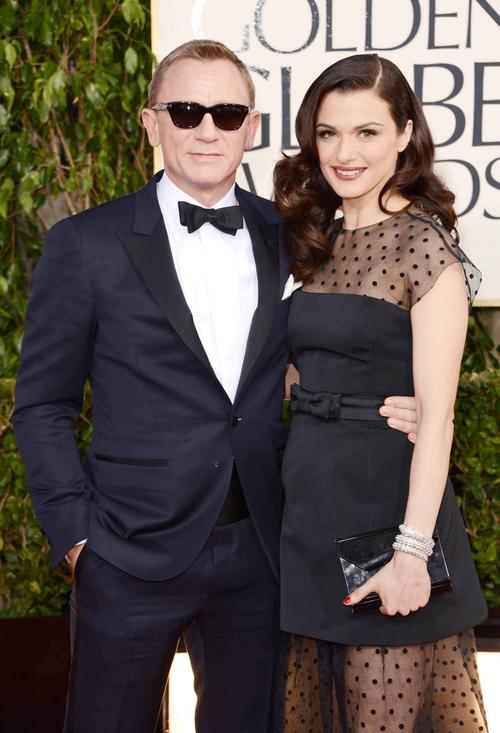 只请了6位亲友吃了一顿饭的daniel craig(丹尼尔·克雷格)和rachel