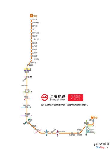 上海地铁7号线运营时间 上海地铁7号线线路图 上海地铁7号线 上海地铁