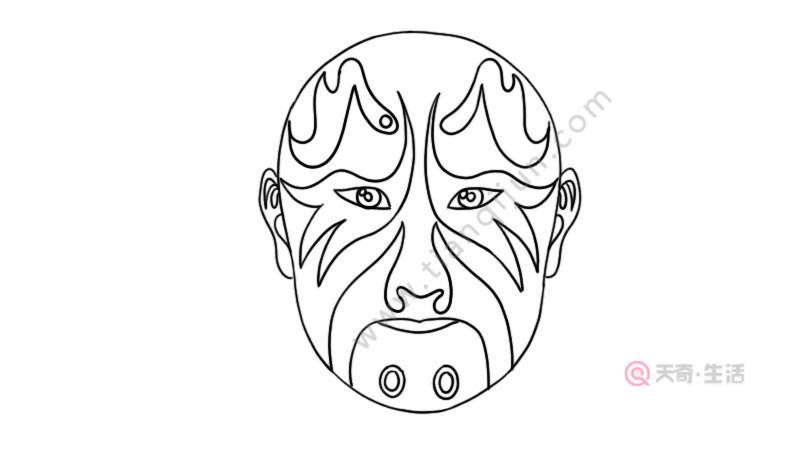 脸谱简笔画 脸谱简笔画怎么画
