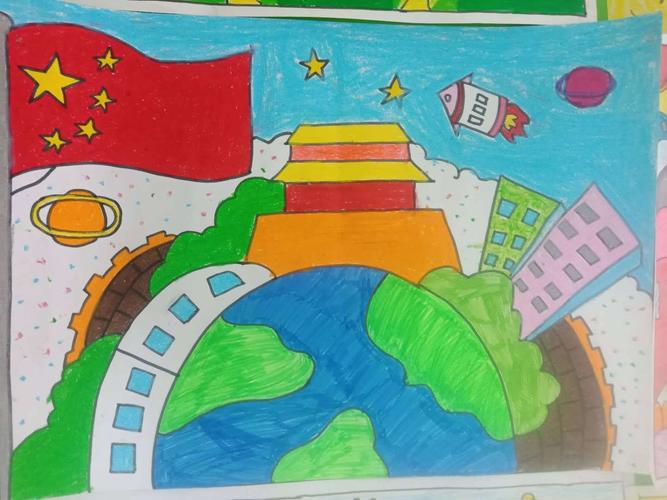 绘画)比赛活动 写美篇  《我爱我的祖国》,请看,我们的老师们是怎样用