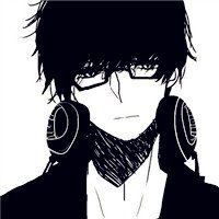 微信头像灰色卡通男