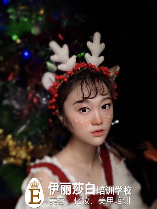 圣诞创意妆容