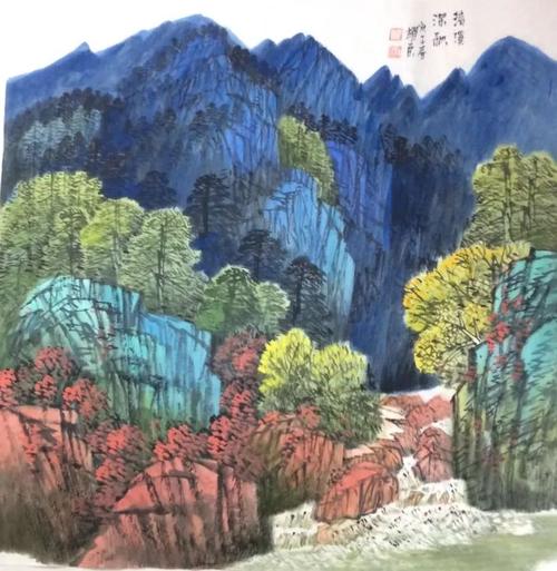 冯耀京,中国画学会,陕西,山水画,西安