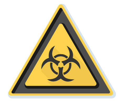 生化危险的警示标志是如何确定的?