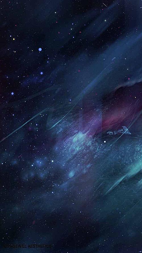 梦幻 炫酷 星空 蓝色 唯美 星空h5背景 星空背景素材 浪漫