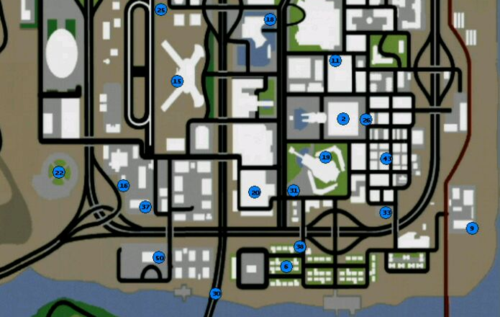 侠盗猎车手圣安地列斯的所有的贝壳在哪里?