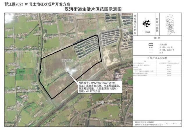 2022年扬州这些地方即将拆迁