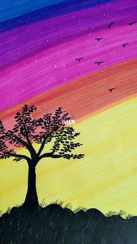 马克笔风景画_马克笔_文化_绘画