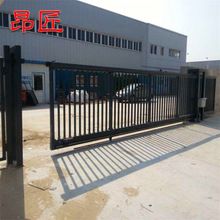 定做分段式伸缩平移门 工厂庭院智能感应平移门 防盗电动平移大门