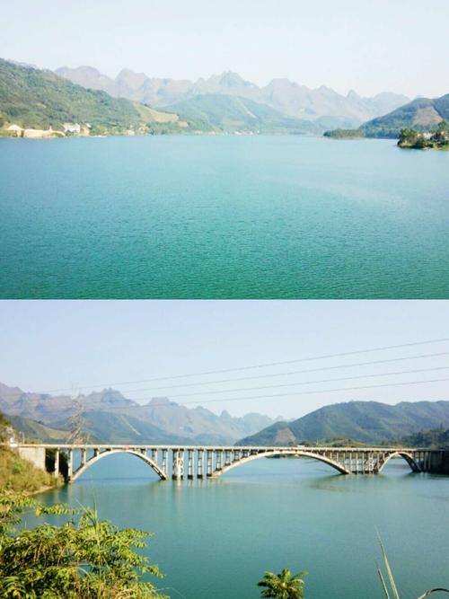 其它 岩滩水库x912县道沿线掠影 写美篇红水河与岩滩水库交汇处 岩滩