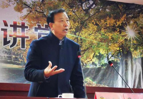 刘孝义应邀在陇南市徽县举行传统文化讲座